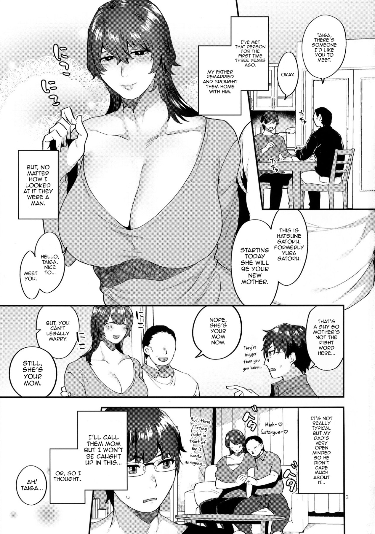 Hentai Manga Comic-My Step Mother Is Actually A Middle-Aged Shemale-Read-2